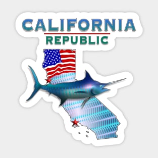 California Republic Big Game Sticker